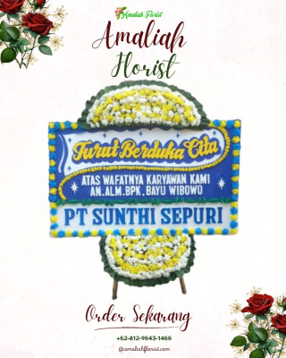 Papan Bunga Duka di Pulau Laut Kepulauan